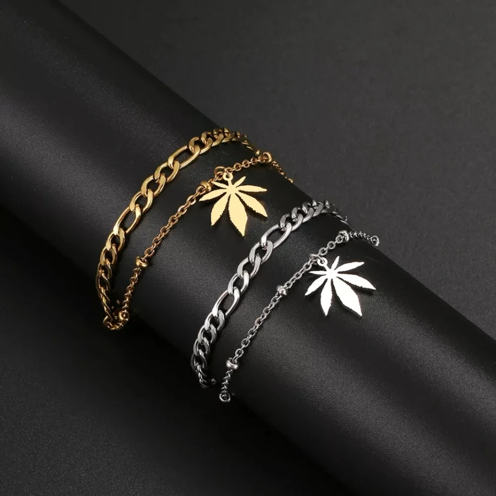 Trendy Classic Leaf Bracelet - Picture 5 of 6